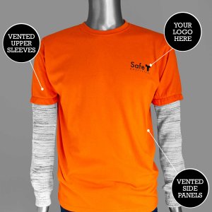 "Performance" T w/A3 Lycra Dyneema® Sleeves + Custom Logo - Box of 25 ($35.99ea)