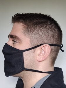 Cloth Face Mask with Loose Tie Straps